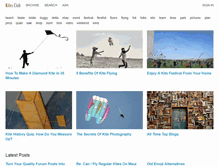 Tablet Screenshot of kitesclub.com